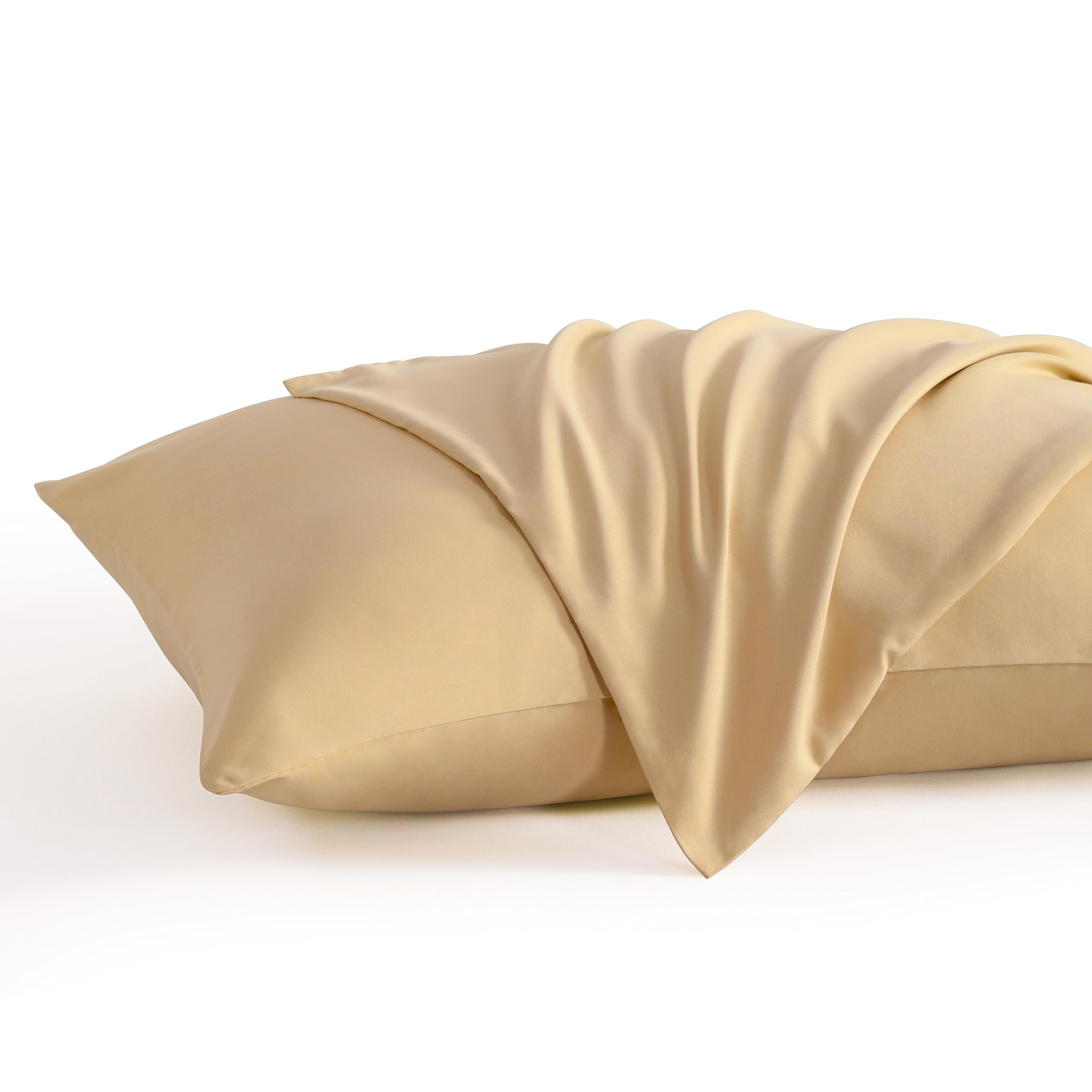 Ntbay Standard Pillow Cases Set Of 2, 2 Pack Brushed Microfiber 20X26 Pillow Cases, Soft, Wrinkle, Fade, Stain Resistant Light T